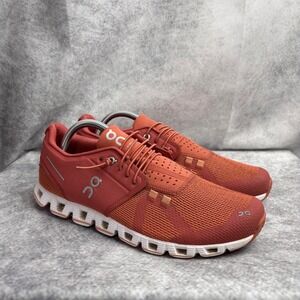 On Cloud 5 Women's Textile Running Shoes Chili/Rust Size 11